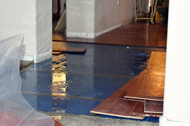 Professional Flood Cleanup technician working in Smithville, MO